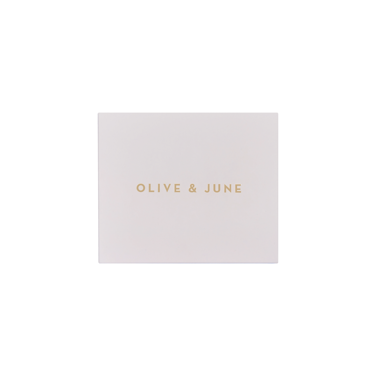 Gift Box with Olive and June branding, designed for an elegant at-home manicure and pedicure experience