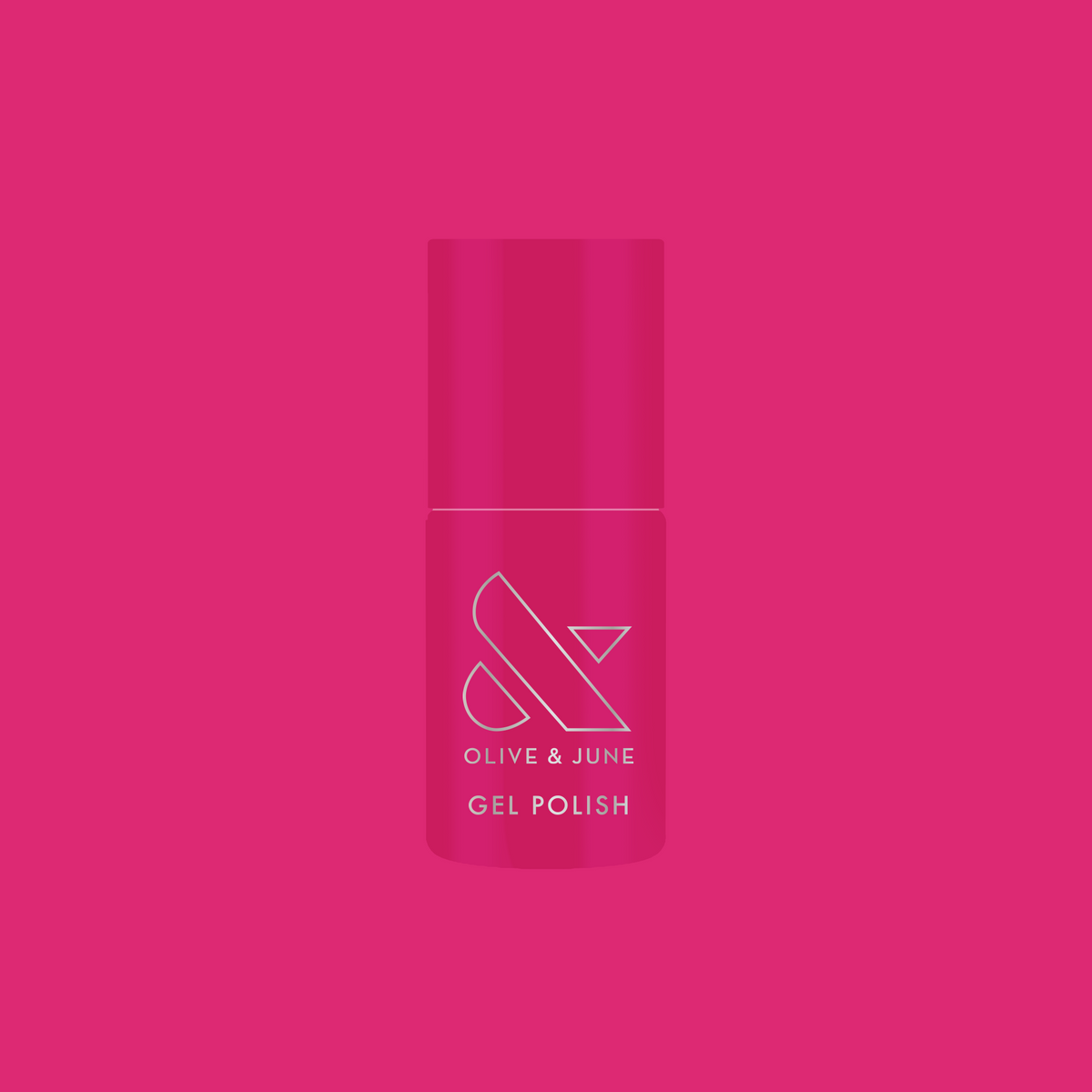 Small bottle of Wild Orchid - Gel nail polish in rich magenta purple for bold and long-lasting mani looks at home